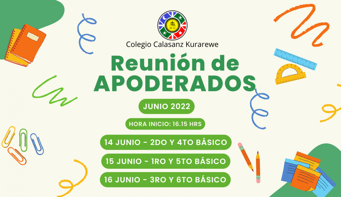 Reunión de apoderados - Junio 2022